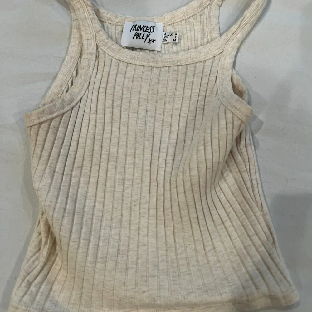 Princess Polly Ribbed Tank - Picture 4 of 5